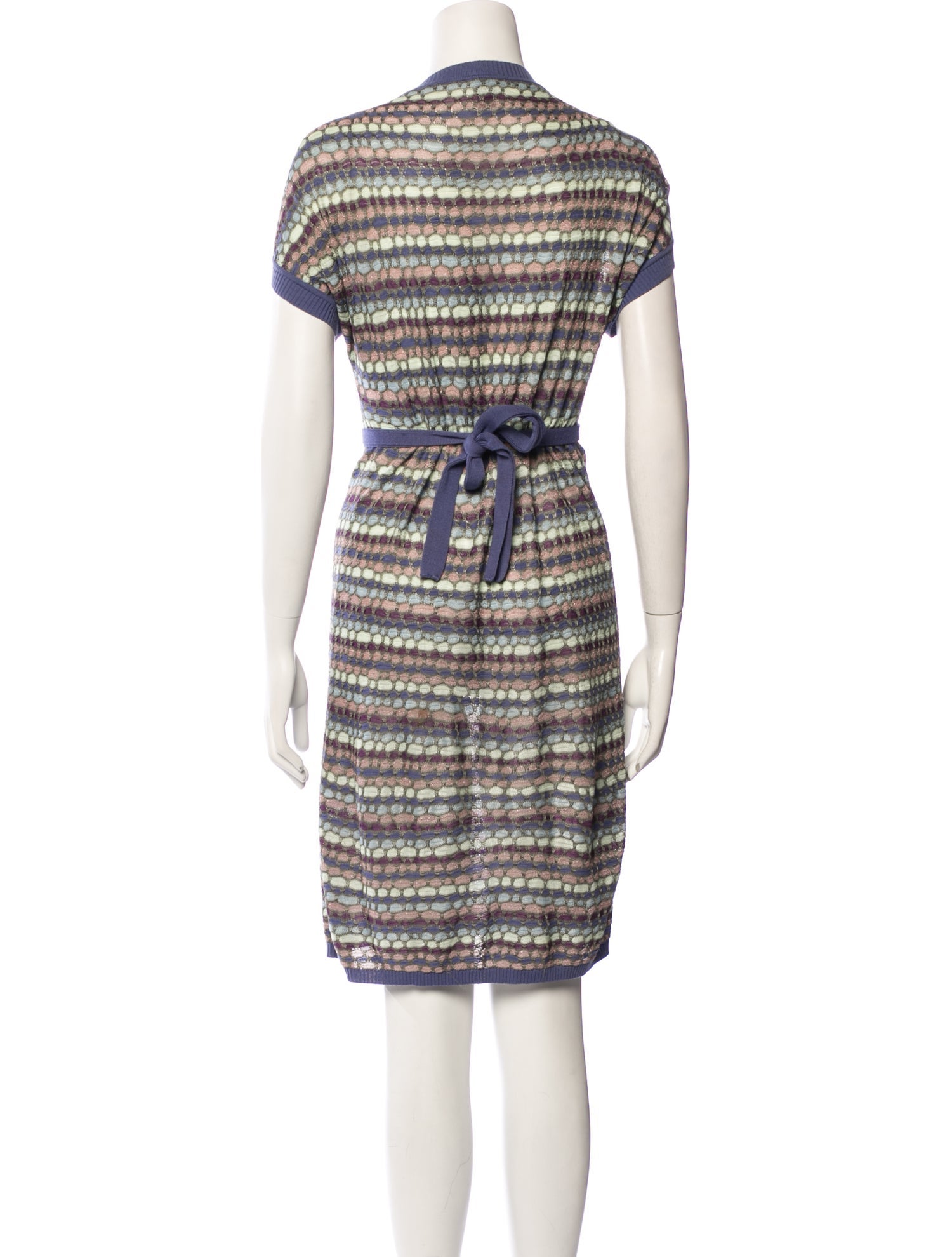M Missoni Striped Mini Dress